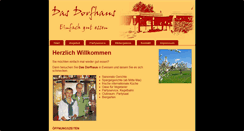 Desktop Screenshot of das-dorfhaus.de