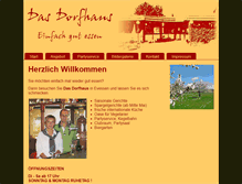 Tablet Screenshot of das-dorfhaus.de